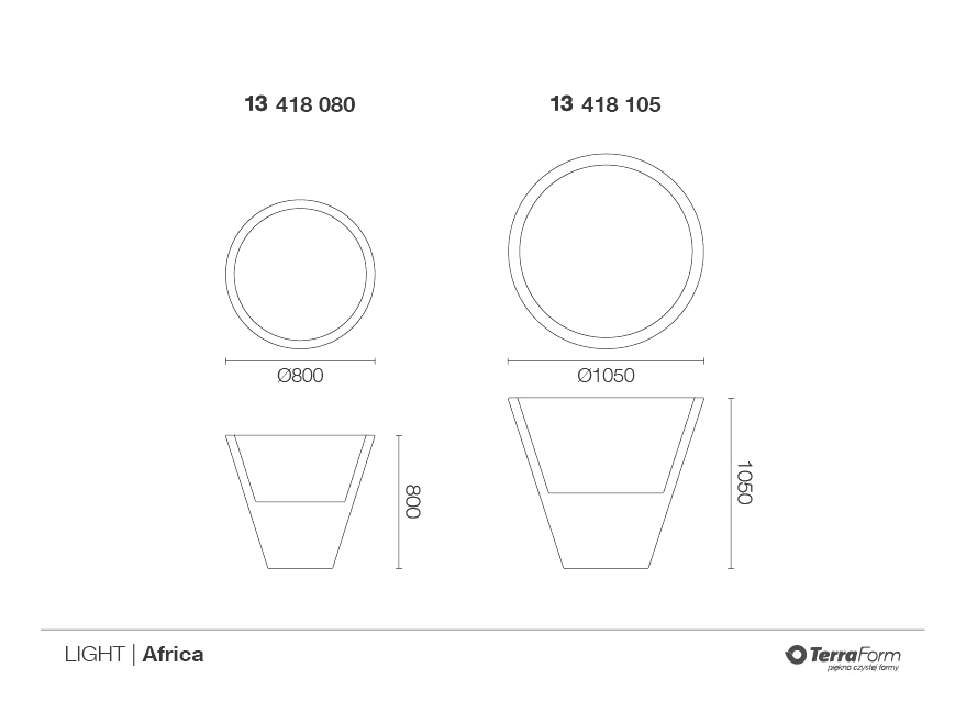 TerraForm | Donica Africa Light