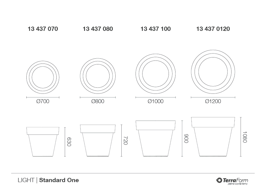 TerraForm | Donica Standard One Light