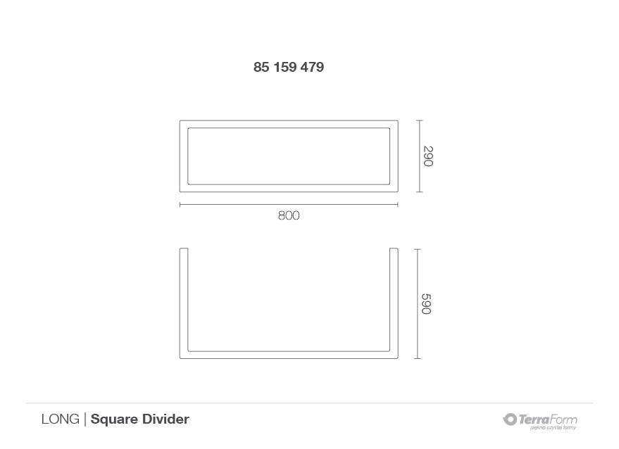 TerraForm | Donica Square Divider