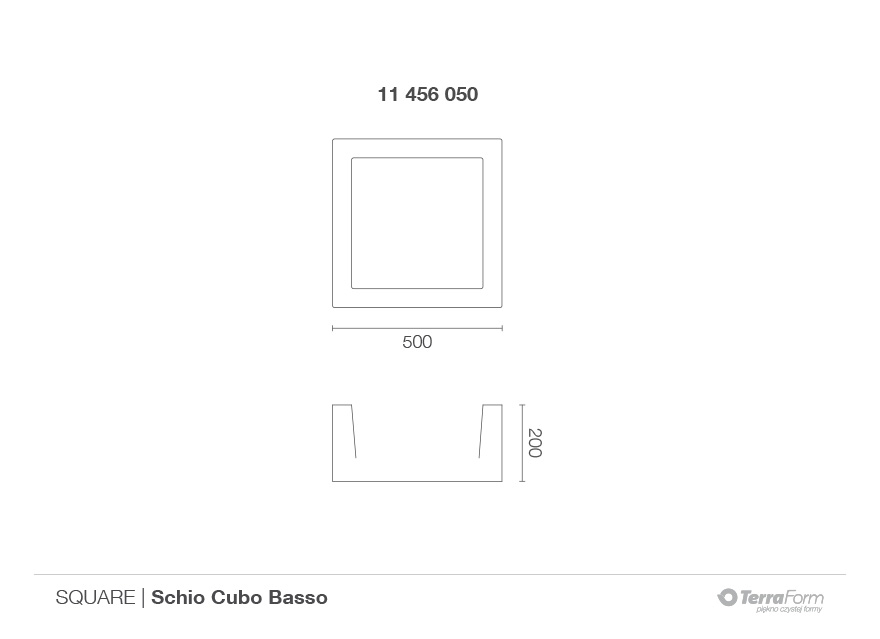 TerraForm | Donica Schio Cubo Basso