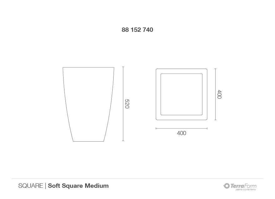 TerraForm | Donica Soft Square Medium