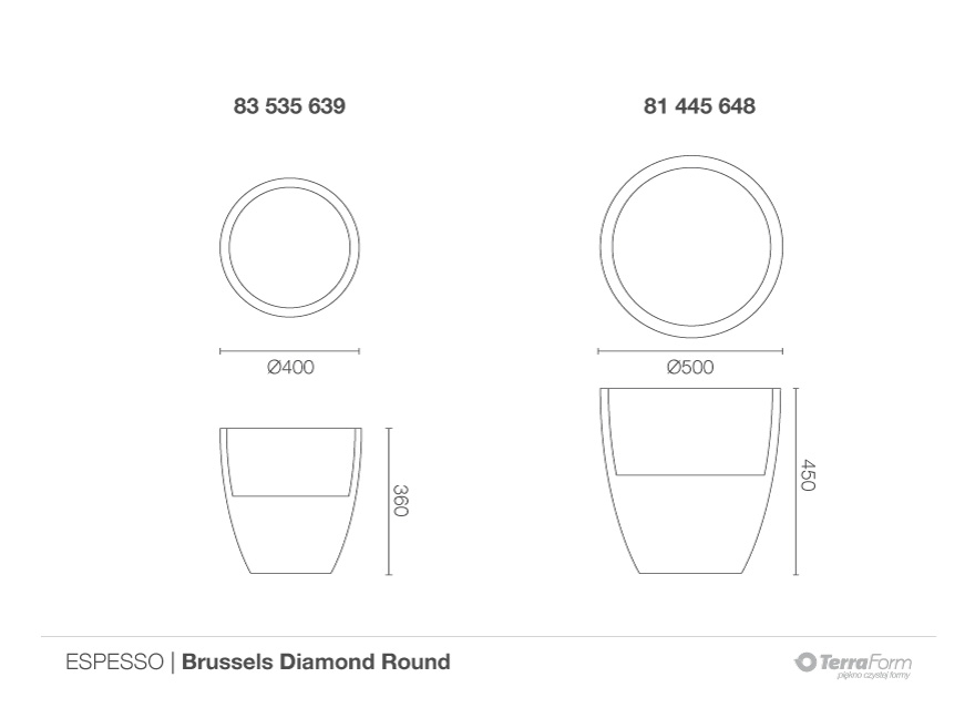 TerraForm | Donica Brussels Diamond Round